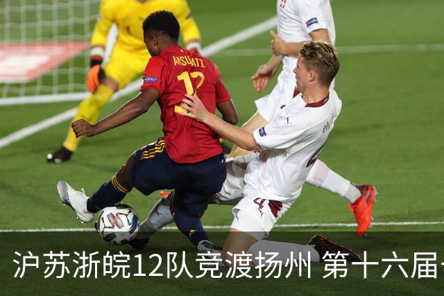 沪苏浙皖12队竞渡扬州 第十六届长三角龙舟赛擂鼓开桨